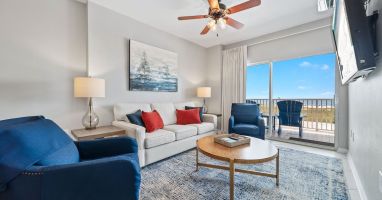 Living Room with balcony access