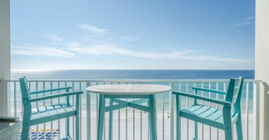 Breakfast, lunch, dinner, or anytime you want to relax w/ 180 degree views .