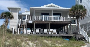 View from the beach