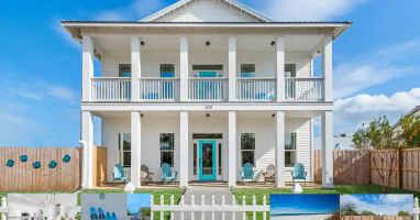 Freestyle-1 Welcome to fun and funky Freestyle! 6 bedrooms, private pool, free 2021 6 seat golf cart, 2 kayaks and 2 paddleboards. Located only 2 blocks from 6 different beach accesses.