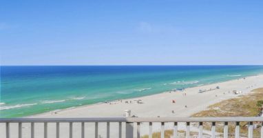 Beautiful views for miles from the balcony and masterbedroom.