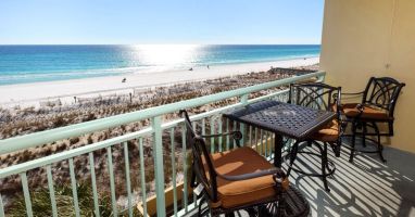 Balcony - Pelican Isle 308 Fort Walton Beach Okaloosa Island Vacation Rentals