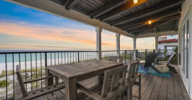 Guests will love this stunning beachfront balcony to see sweeping views in Dune Allen Beach