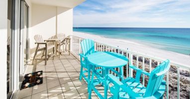 Balcony - 
Gulf Dunes 609 Fort Walton Beach Okaloosa Island Vacation Rentals