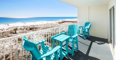 Balcony - 
Gulf Dunes 309 Fort Walton Beach Okaloosa Island Vacation Rentals