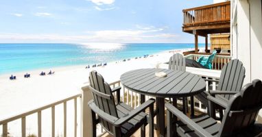 Balcony Second Level - 
Sanddollar Townhomes Unit 6 Miramar Beach Destin Florida Vacation Beach House Rentals