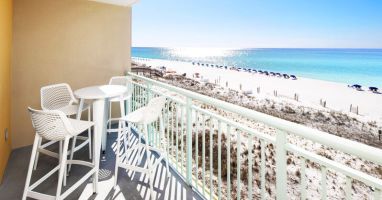 Balcony - 
Pelican Isle 414 Fort Walton Beach Okaloosa Island Vacation Rentals