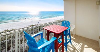 Balcony - 
Gulf Dunes 507 Fort Walton Beach Okaloosa Island Vacation Rentals