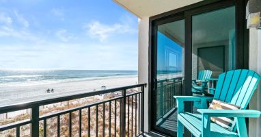 The perfect spot to unwind on your private balcony with ocean views