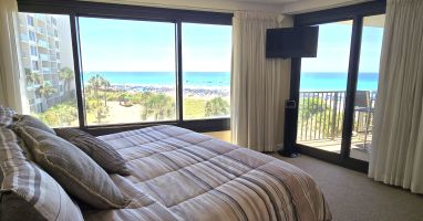 Beautiful views from the Master Bedroom