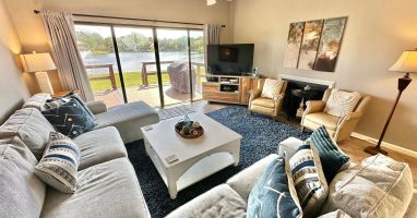 Open floor layout with beautiful views