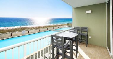Balcony View - Waters Edge Resort Unit 212 Fort Walton Beach Okaloosa Island Vacation Rentals