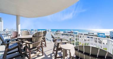 Step onto your private balcony where ocean breezes and stunning sea views await. Relax at your dining table while watching the waves.