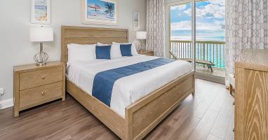 Primary Bedroom with new bedroom furniture, king size, hotel quality mattress and bedding