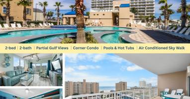 Crystal Tower 601 2br/2ba 6th Floor Corner Condo