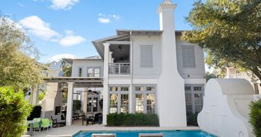 Welcome to 103 E Kingston in Rosemary Beach! Bask in the Summer Sun in the Private Heated Pool.