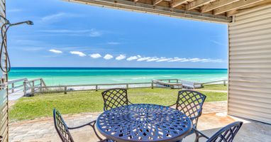 Gulf Front Patio and Just Steps from the Beach!
