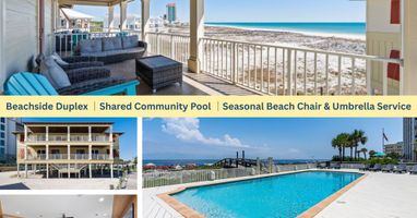 Summer Salt 4: Beachside Duplex ¦Shared Pool ¦Seasonal Beach Chair & Umbrella Service