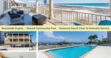 Summer Salt 3: Beachside Duplex ¦Shared Pool ¦Seasonal Beach Chair & Umbrella Service