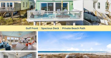 The Beach Shack by Young's Suncoast ¦ Gulf Front ¦Spacious Deck ¦Private Beach Path