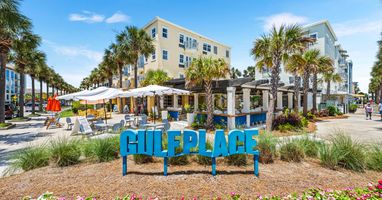 A welcoming coastal hub in Gulf Place, this charming town center blends relaxed 30A vibes with walkable shops, cafes, and dining just steps from the beach, perfect for sunset strolls!