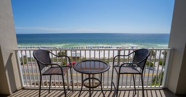 Costa Del Mar's unobstructed view of Gulf of Mexico from your private balcony