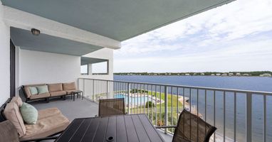Compass Point 308 Balcony with Outdoor Seating