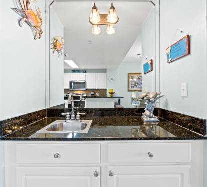 Wet bar off the kitchen and large pantry next to it