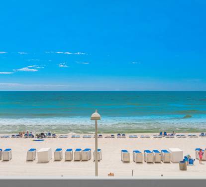 Beach chair service included for 2024