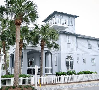 Plenty of seating on the porches.