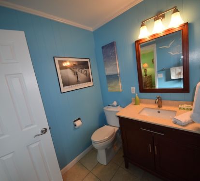 different angle of master bath