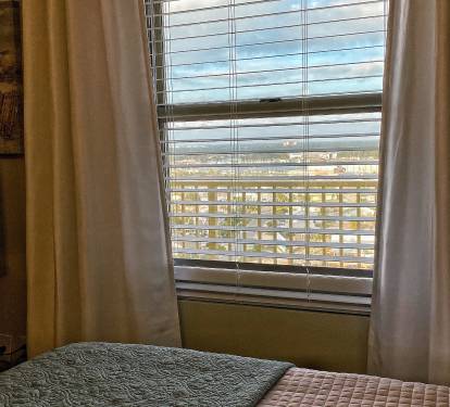 View from guest bedroom window