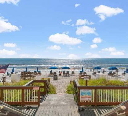 Beach access from Regency