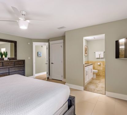 View of the primary bedroom and en-suite
