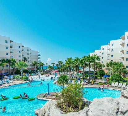 Resort pools and sun deck