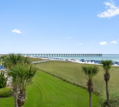 View looking East on Balcony