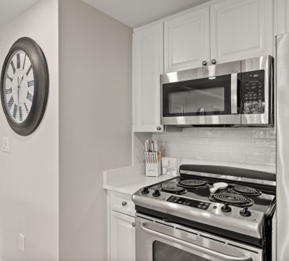 Fully stocked kitchen