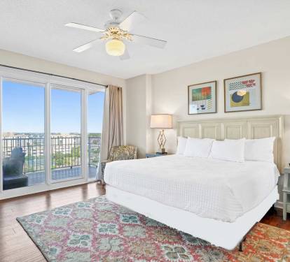 2 bedrooms with gulf views and king beds