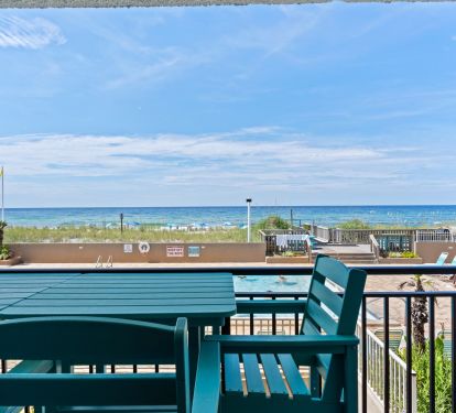 Relax and unwind at this beachfront condo