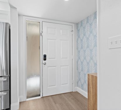 As you enter the condo, you will find comfort and open space