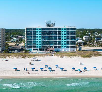 Aerial From Beach