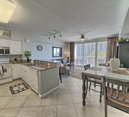 The central hub of activity at the beach condo! 