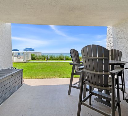 your private patio (pool gate just off to the left)