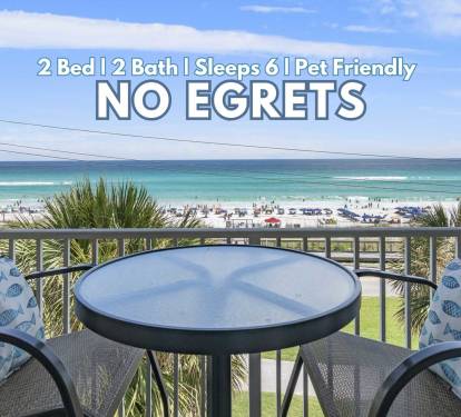 pet friendly property with a gulf view