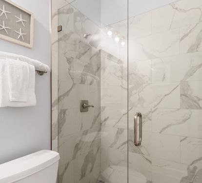 Bedroom 2 walk-in shower