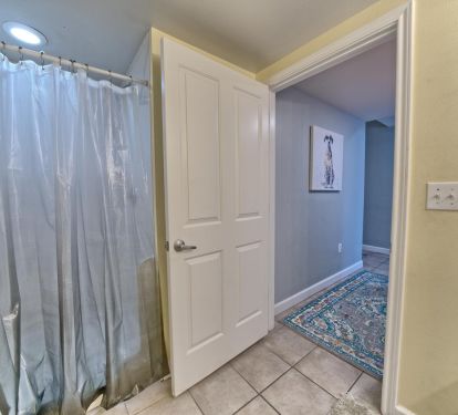 Walk in shower w grab bars to it &amp; toilet. Very handicap accessible!
