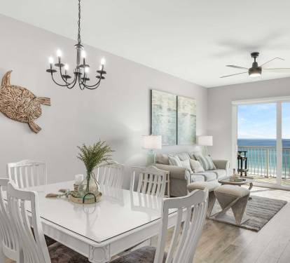 beach retreat 406 living room