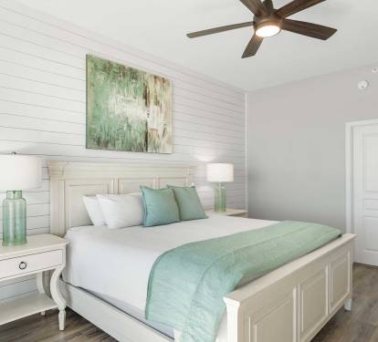 Master bedroom Beach retreat 406 king bed