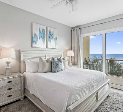 View from master bedroom at beach retreat 311