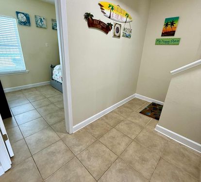 Foyer on ground level by bedroom.